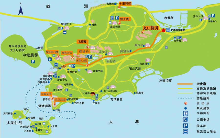 Sightseeing routes