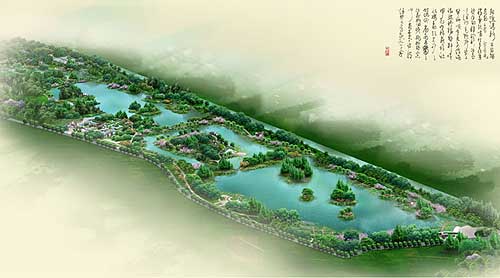 Enjoying the lotus flowers of Kunshan