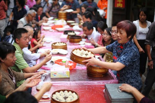 Nanxiang Xiaolongbao Cultural Exhibition kicks off in Jiading