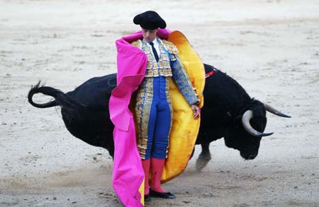 Bullfighting fair in Madrid