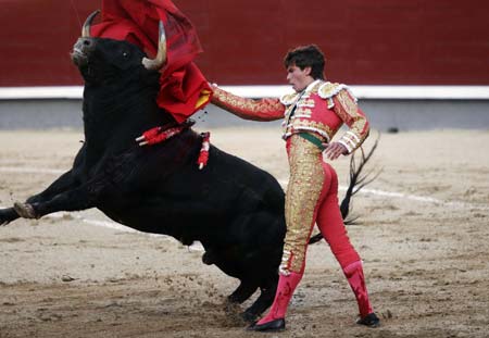 Bullfighting fair in Madrid