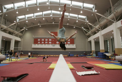 Gymnasts intensify practice for 08' Games