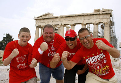 Fans wait for final to come