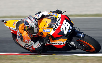Honda MotoGP rider in training