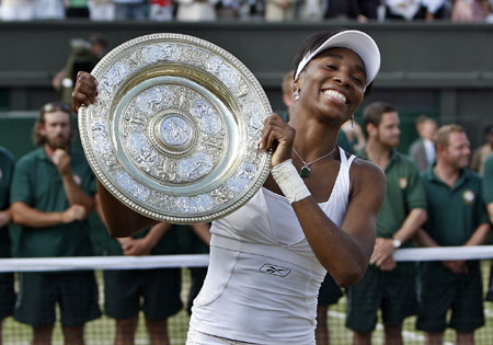 Venus Williams wins 4th Wimbledon title