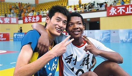 National volleyball team gets first black player