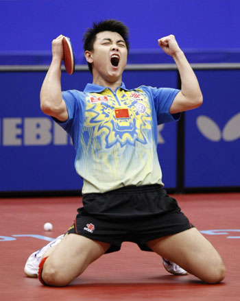 Team China sweeps all 5 golds at Table Tennis Worlds