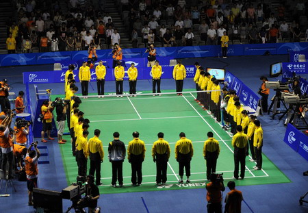 Badminton players mourn for quake dead