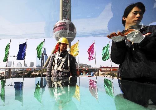 Shanghai's Pedestrian Overpass to open