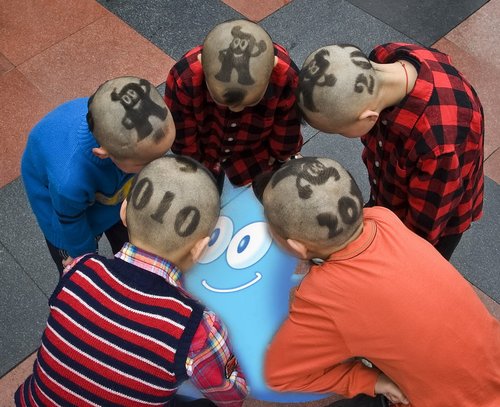 First grader’s Expo haircut draws eyes
