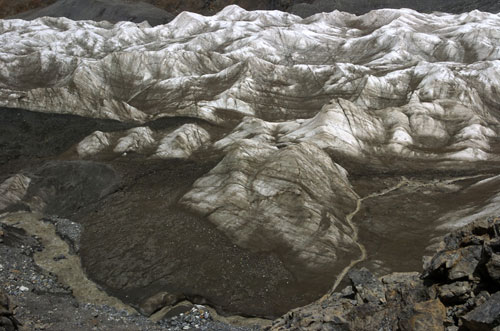 Melting glaciers in NW China