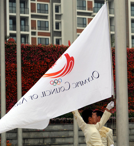 Chinese team moves in as Athletes Village opens