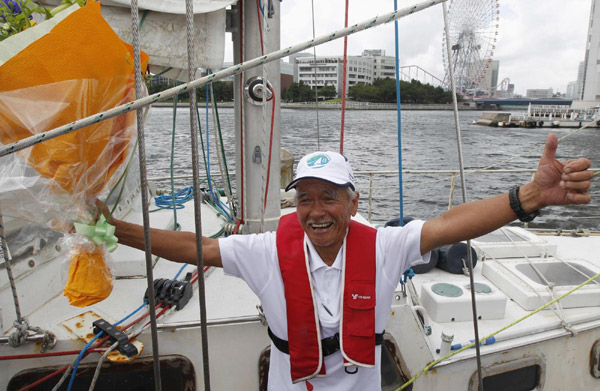 Legendary sailor celebrates 8th circumnavigation