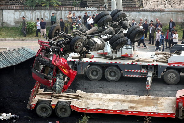 Truck crash kills two