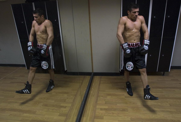 A peek into boxer Martinez's training day