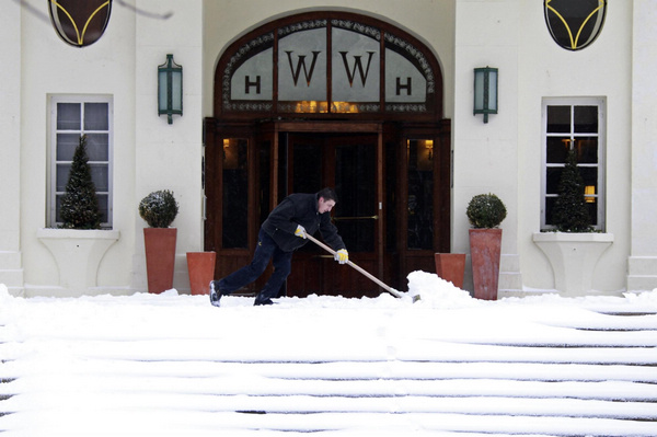 Europe endures deep freeze
