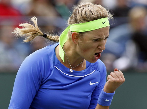 Azarenka routs Sharapova to win at Indian Wells