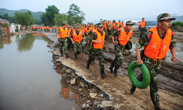 Military called in to help flood rescue