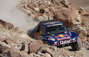 Slide: 4th stage of Dakar Rally 2013