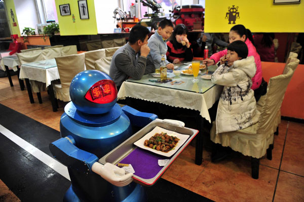 Robot Restaurant in Harbin