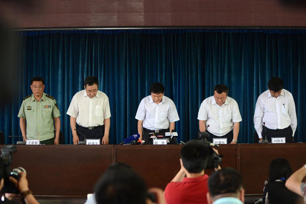 Spokesmen mourn victims of NE China fire
