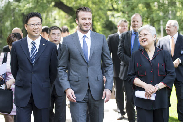Second China tour for Beckham as CSL ambassador