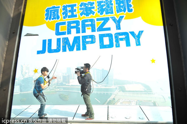 Crazy jump day in Macao