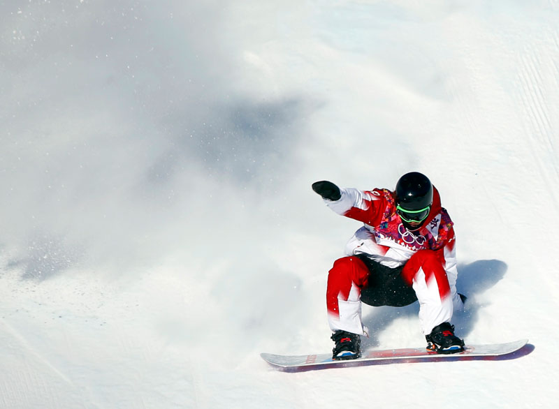 Snowboard slopestyle semi-final at Sochi Olympics