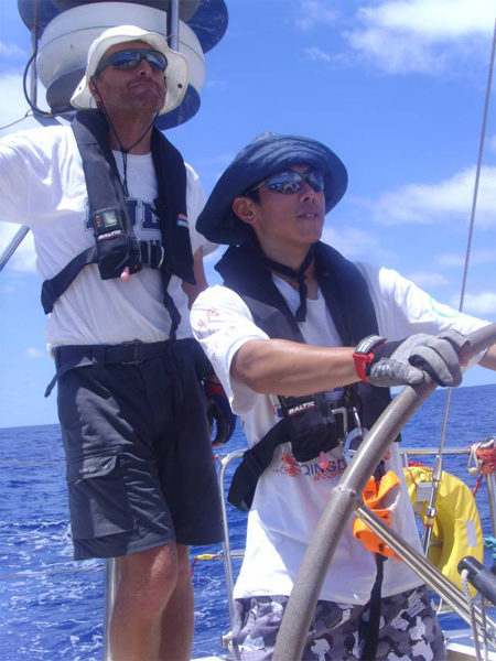Photos taken by the crew of QINGDAO from Western Australia to Indonesia