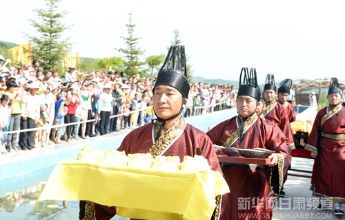 Gansu holds ritual to remember ancient flood control hero