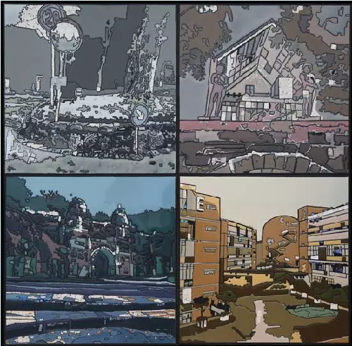 Lacquer paintings promote creative vision in Liangjiang