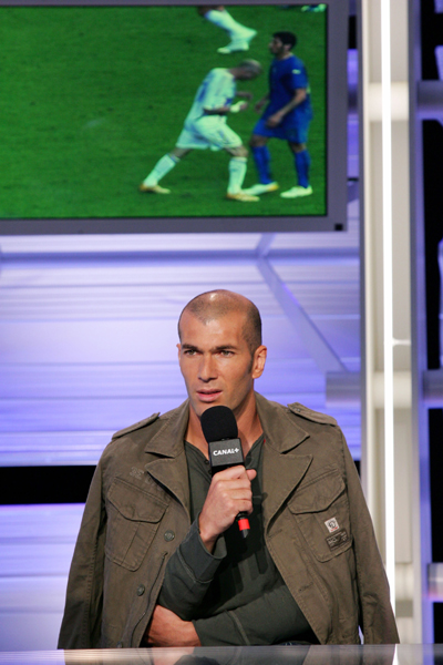 Zidane accepts TV interview on head-butt event