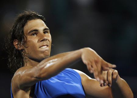 Nadal at Dubai Open