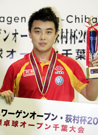 Two Wangs crowned at Japan Open