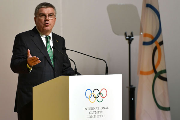 Bach: Blanket Olympic ban on Russia to violate justice