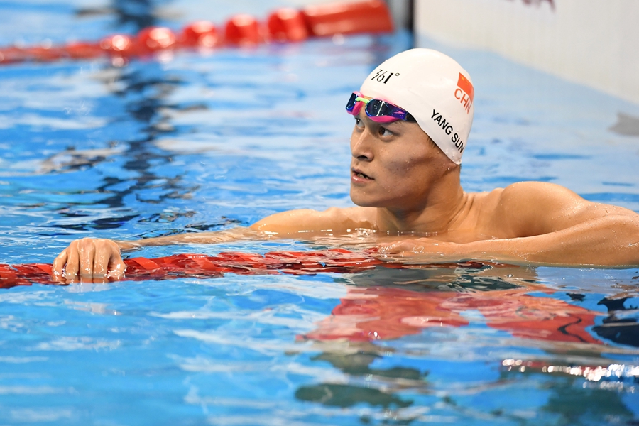 Australia's Horton upsets China's Sun to win men's 400m freestyle gold