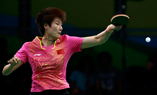 Flying start for Chinese table tennis in Rio 2016, top Japanese girl ousted