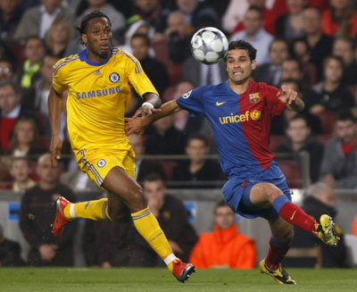 Chelsea holds Barcelona to 0-0 draw
