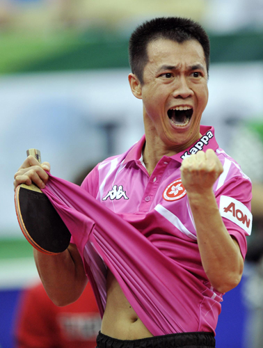 Ace players compete at Moscow table tennis team Championships