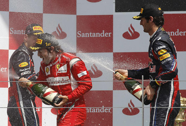 Alonso wins F1 British GP for Ferrari