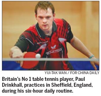 Britain's top paddler looks to China Britain's top paddler looks to China