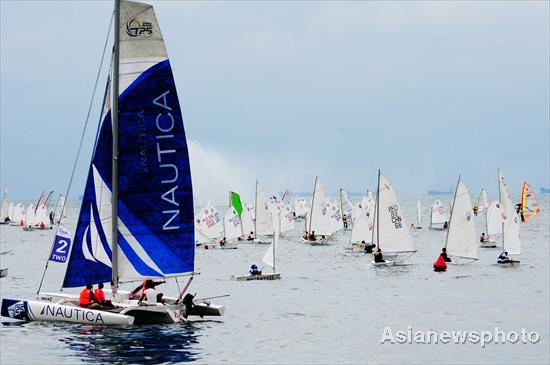 Sailing exhibition held in Qingdao