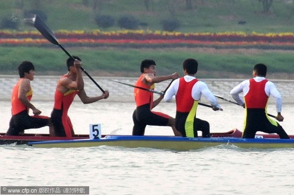 Host kayakers disqualified after bloody brawl