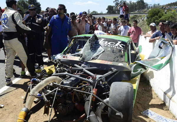 Argentine driver killed in crash on final lap