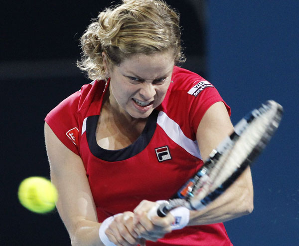 Clijsters back for Australian Open with winning start