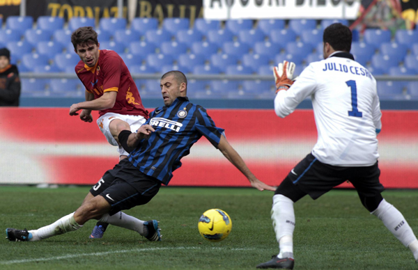 Borini helps Roma to thrash Inter Milan