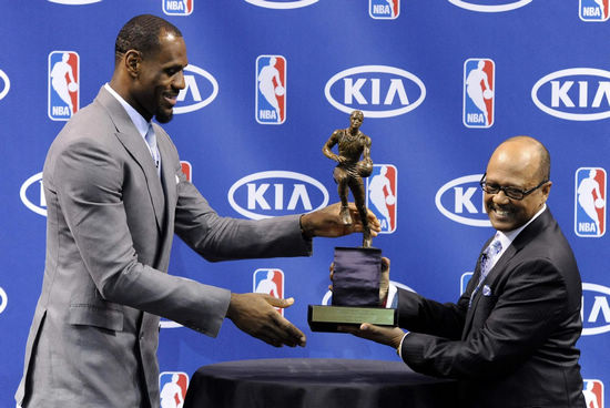 LeBron James named MVP winner