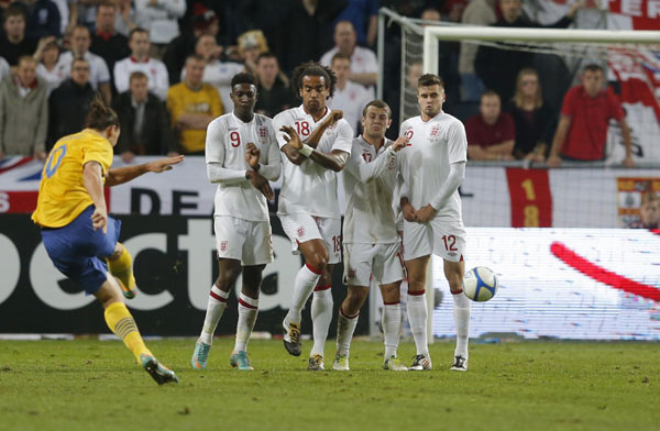 Four-goal Ibrahimovic nets special strike to down England