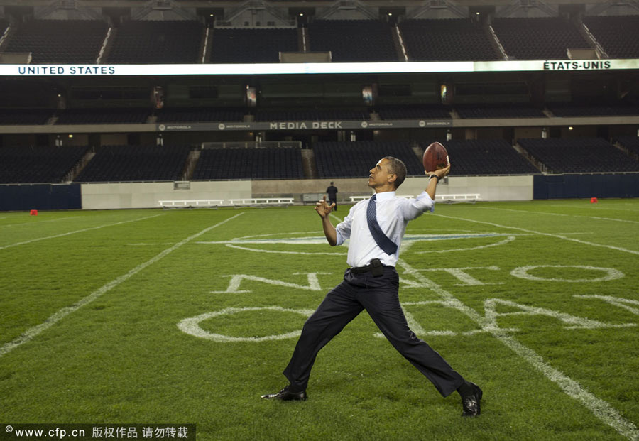 World leaders' sporting display