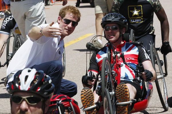 Prince Harry, injured US officer launch Warrior Games